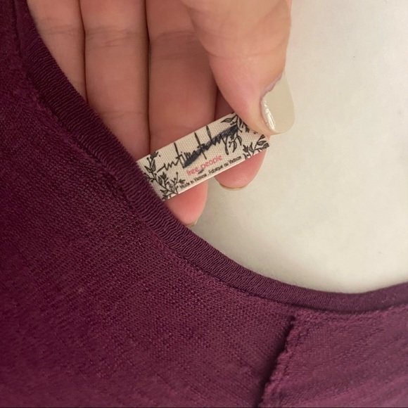 FREE people intimate long sleeve top small - Picture 5 of 8